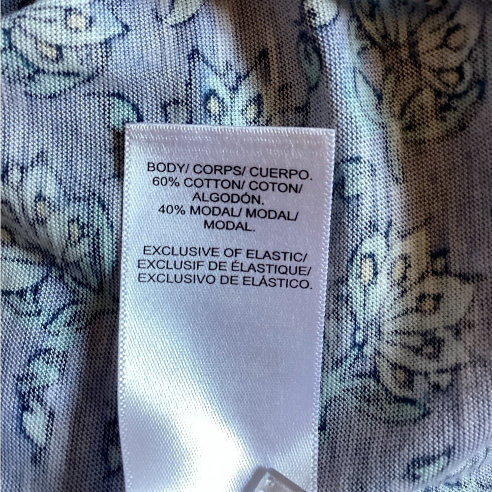 Nwt Lucky Brand Size M Square Neck‎ Printed Top - Picture 7 of 7